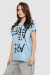 Футболка женская с принтом, цвет голубой, 244R3003