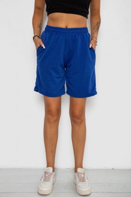 Шорти жіночі однотонні, колір електрик, 238R57820