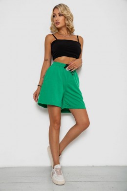 Шорти жіночі з принтом, колір зелений, 238R120