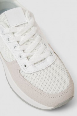 Кроссовки женские, цвет бело-серый, 248RG150