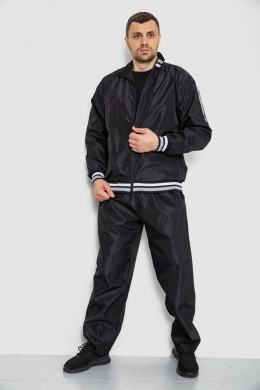 Спорт костюм мужские, цвет черный, 244R901