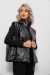 Жилет женский демисезонный экокожа, цвет черный, 257R98-2 Жилет женский демисезонный экокожа, цвет черный, 257R98-2