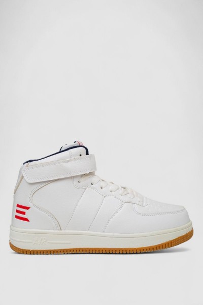 Кроссовки мужские зимние на меху, цвет бело-бежевый, 248RH202