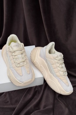 Кросівки жіночі, колір бежевий, 248RCX1250