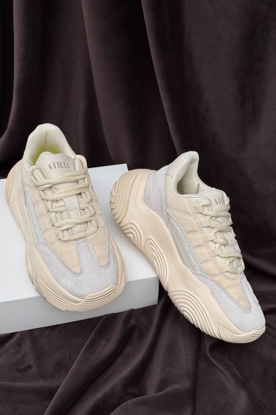 Кросівки жіночі, колір бежевий, 248RCX1250