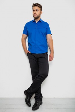 Рубашка мужская  -уценка, цвет электрик, 214R7326-1-U-1