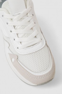 Кросівки жіночі, колір біло-сірий, 248RG40