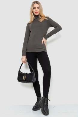 Гольф женский  однотонный  -уценка, цвет темно-серый, 244RA01-U-3