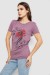 Футболка женская с принтом, цвет сливовый, 244R503