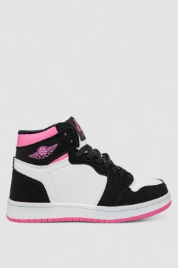 Кроссовки женские зимние на меху, цвет бело-розовый, 248RHB470-9