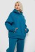 Спортивный костюм женский на флисе, цвет петроль, 247R2011K