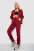 Спортивный костюм женский на флисе, цвет бордовый, 257R86 Спортивный костюм женский на флисе, цвет бордовый, 257R86