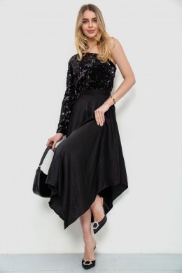 Юбка  -уценка, цвет черный, 244R166-U