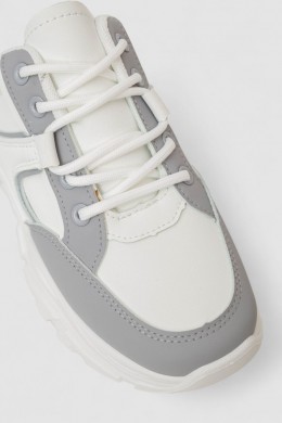Кросівки жіночі, колір біло-сірий, 248RA140