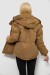 Куртка женская зимняя короткая, цвет хаки, 244R983 Куртка женская зимняя короткая, цвет хаки, 244R983