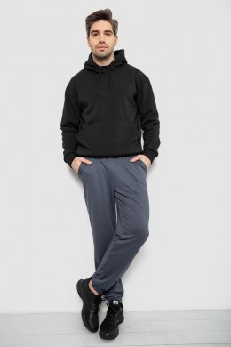 Спортивные штаны мужские двухнитка, цвет серый, 241R8003