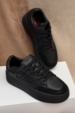 Кросівки жіночі демісезонні, колір чорний, 248RCX1590