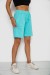 Шорти жіночі однотонні, колір блакитний, 238R57820 Шорти жіночі однотонні, колір блакитний, 238R57820