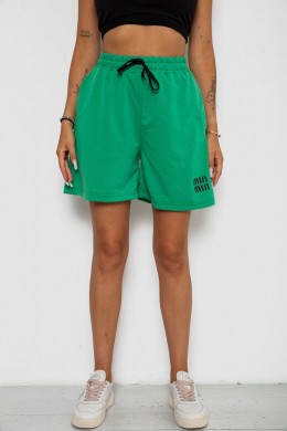 Шорти жіночі з принтом, колір зелений, 238R120