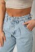 Джинсы женские однотонные Mom 244R18486S21, цвет Голубой