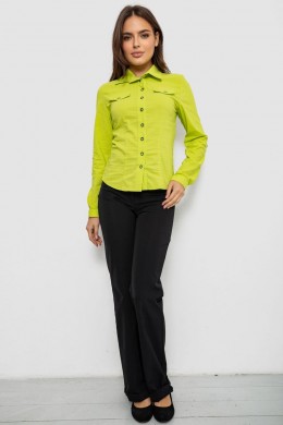 Сорочка жіноча однотонна, колір салатовий, 230R068