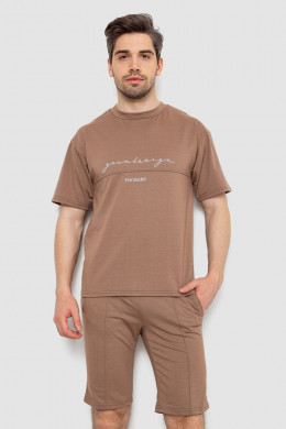 Костюм мужской повседневный, цвет темно-бежевый, 238R1566
