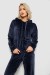 Спортивный костюм женский велюровый, цвет синий, 241R1530-5 Спортивный костюм женский велюровый, цвет синий, 241R1530-5