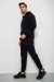 Спортивный костюм мужской из турецкой трехнити на флисе., цвет черный, 238R166