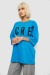 Футболка женская с принтом, цвет голубой, 244R3008-1