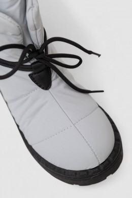 Дутики женские зимние на меху, цвет серый, 248RFM600