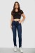 Джинсы женские однотонные Skinny, цвет синий, 244RMU756 Джинсы женские однотонные Skinny, цвет синий, 244RMU756