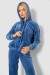 Спорт костюм жіночий велюровий, колір джинс, 241R060 Спорт костюм жіночий велюровий, колір джинс, 241R060