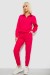 Спортивный костюм женский однотонный, цвет розовый, 244R1069AG
