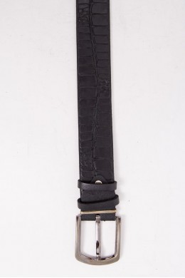 Мужской ремень из эко-кожи, черного цвета, 196R40S1W15