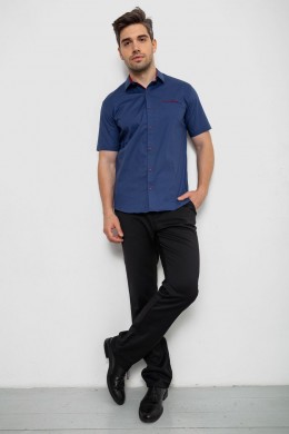 Рубашка мужская  -уценка, цвет синий, 214R7112-U-3
