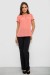 Блуза однотонная, цвет персиковый, 230R112 Блуза однотонная, цвет персиковый, 230R112