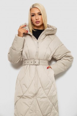 Куртка жіноча зимова, колір світло-бежевий, 244R5618