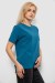 Футболка женская однотонная, цвет джинс, 244R802-5