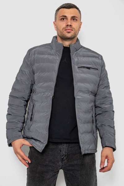 Куртка мужская демисезонная, цвет серый, 214R833К