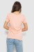 Футболка женская с принтом, цвет персиковый, 244R601 Футболка женская с принтом, цвет персиковый, 244R601
