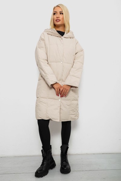 Куртка женская зимняя, цвет светло-бежевый, 244R8832