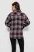 Сорочка жіноча в клітинку, колір сіро-чорний, 244R1070-2