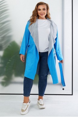 Кардиган женский, цвет голубой, 257R5012