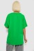 Футболка женская с принтом, цвет зеленый, 244R6005-1