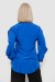 Блуза однотонная, цвет электрик, 230R1162 Блуза однотонная, цвет электрик, 230R1162