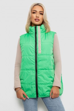 Жилет женский демисезонный, цвет салатовый, 257R95