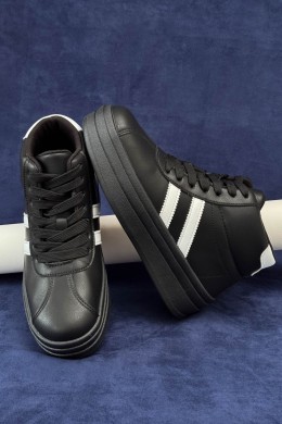 Кросовки женские демисезонные, цвет черно-белый, 248RWA160-5