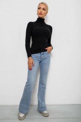 Гольф женский однотонный, цвет черный, 204R040