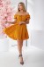 Платье женское с принтом софт, цвет горчичный, 257R811 Платье женское с принтом софт, цвет горчичный, 257R811