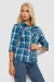 Рубашка женская 230R063-25, цвет Синий Рубашка женская 230R063-25, цвет Синий